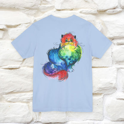 "Il Pittore'' Cat T-Shirt Front and Back Design | Nunu&Miao Studio - Nunu&Miao Studio