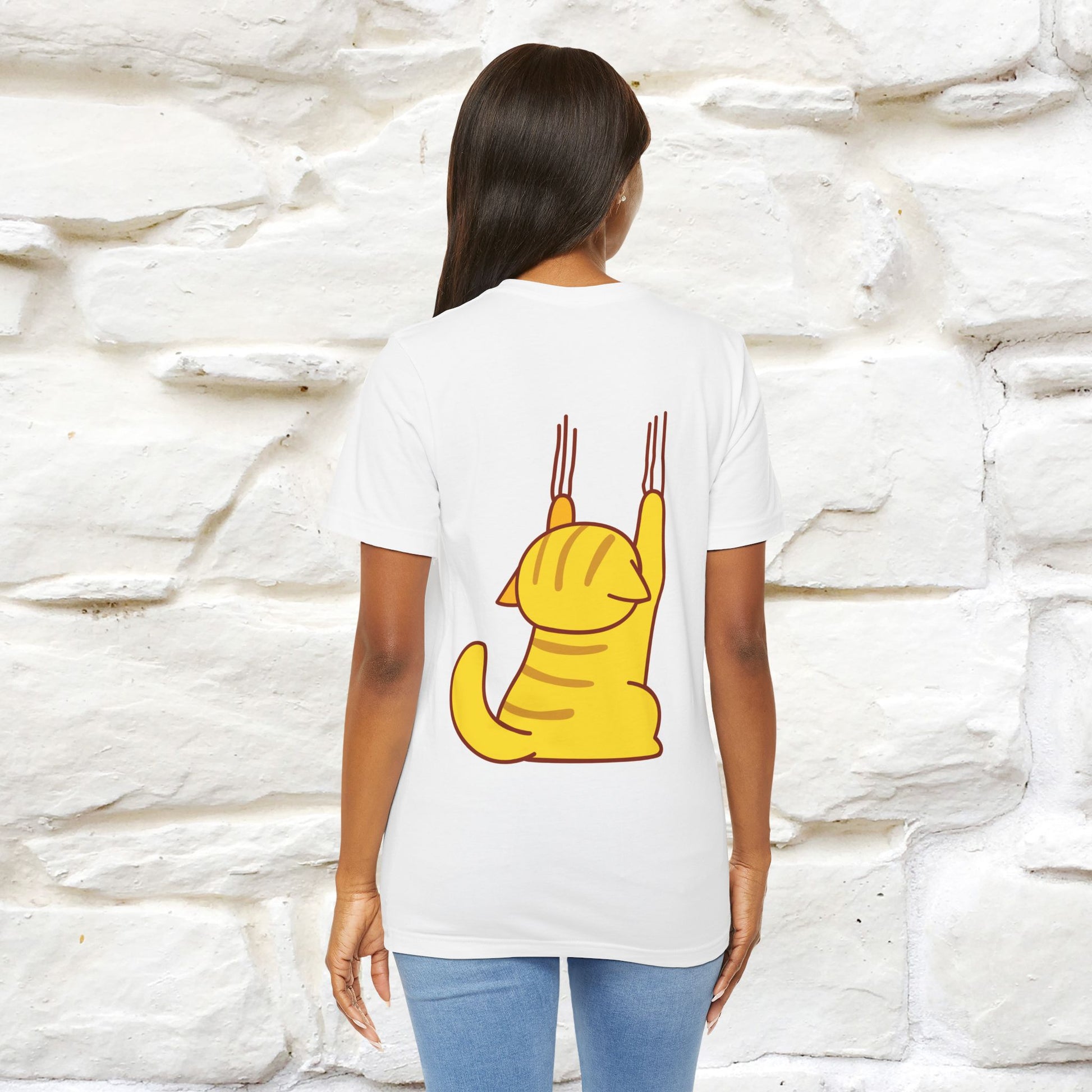 "It's Meawday" Cat T-shirt | Front & Back Design | Nunu&Miao Studio - Nunu&Miao Studio