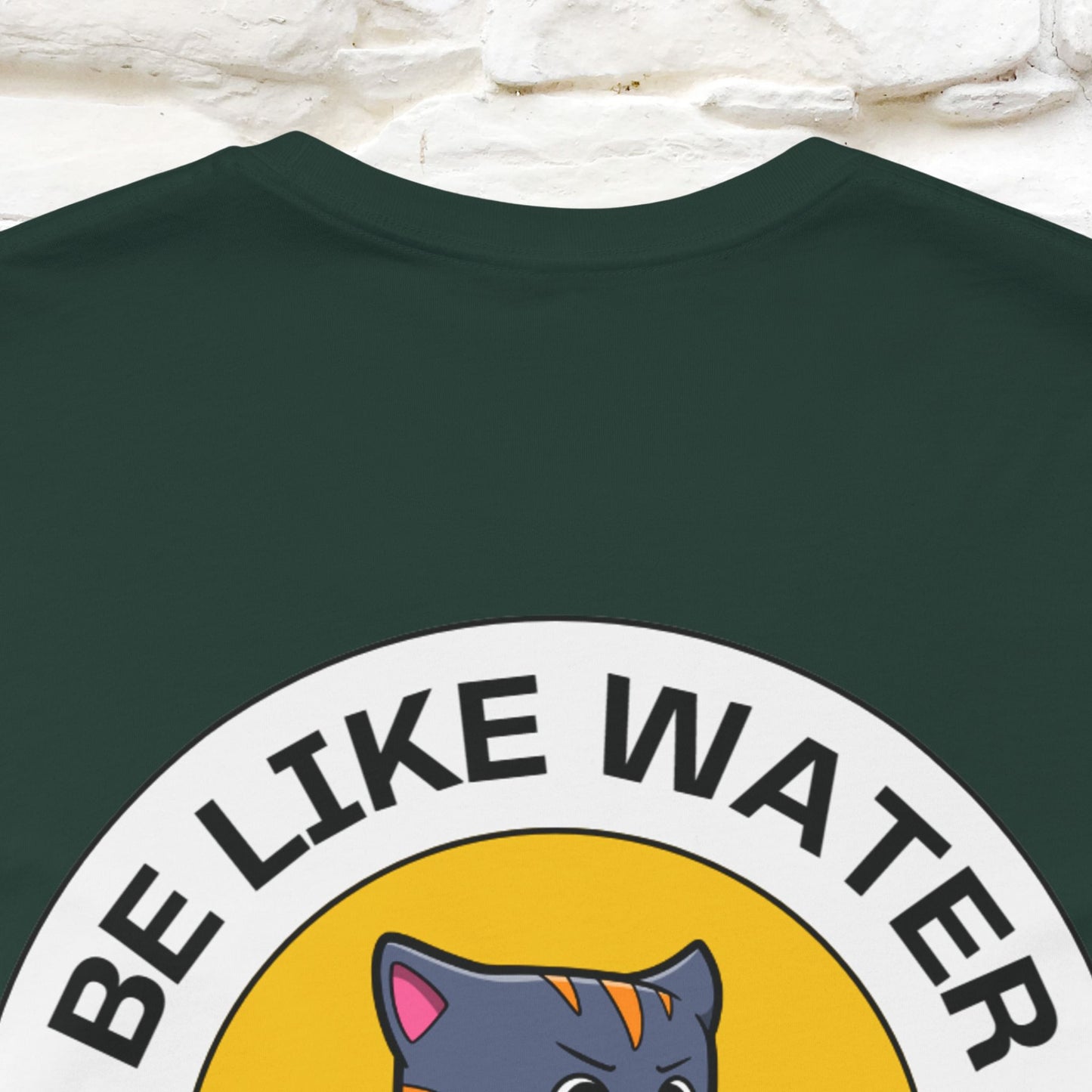 "Be Like Water: Cattitude Master | Cat T-Shirt |Nunu&Miao Studio - Nunu&Miao Studio