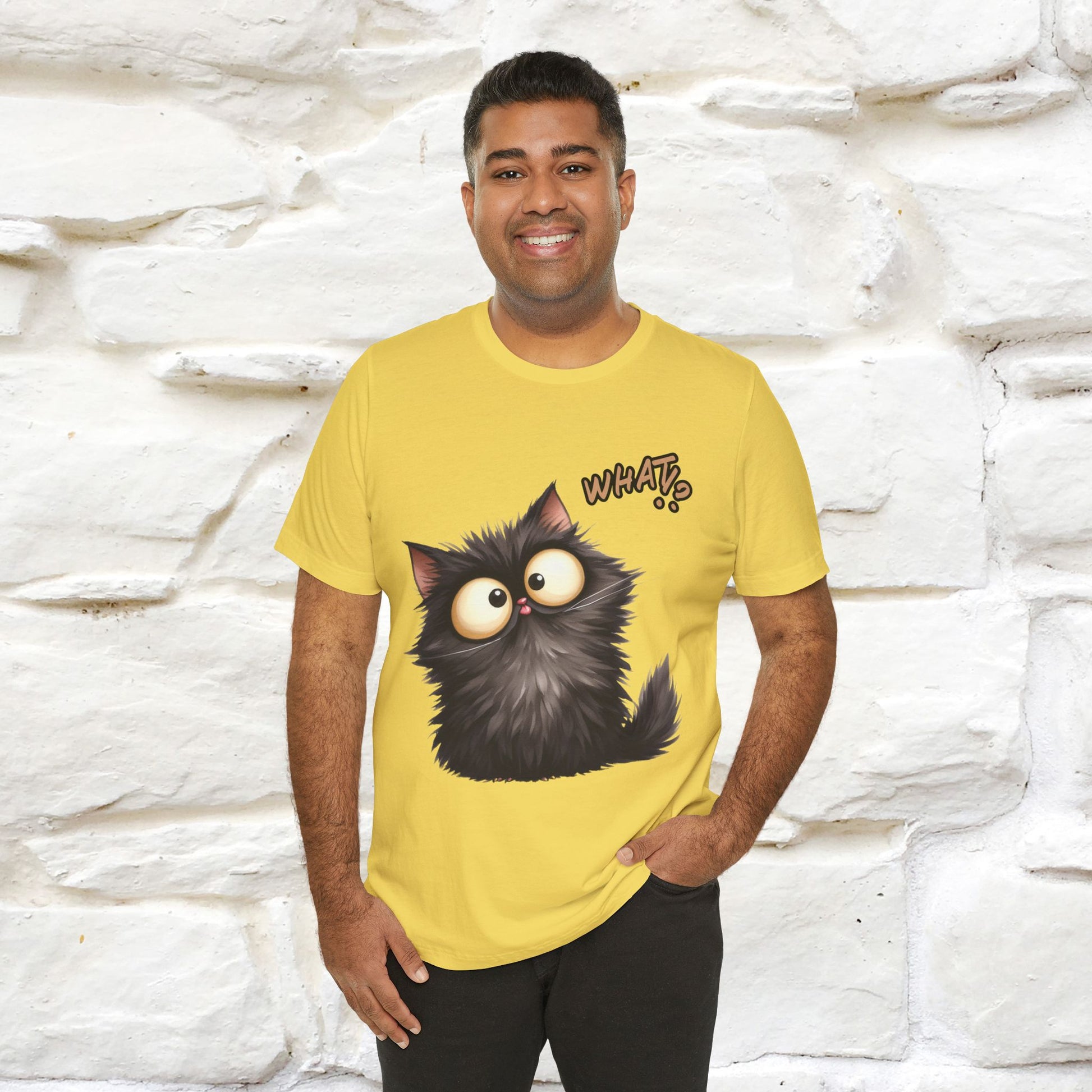 ''What ?'' | Cat T-Shirt  | Nunu&Miao Studio - Nunu&Miao Studio