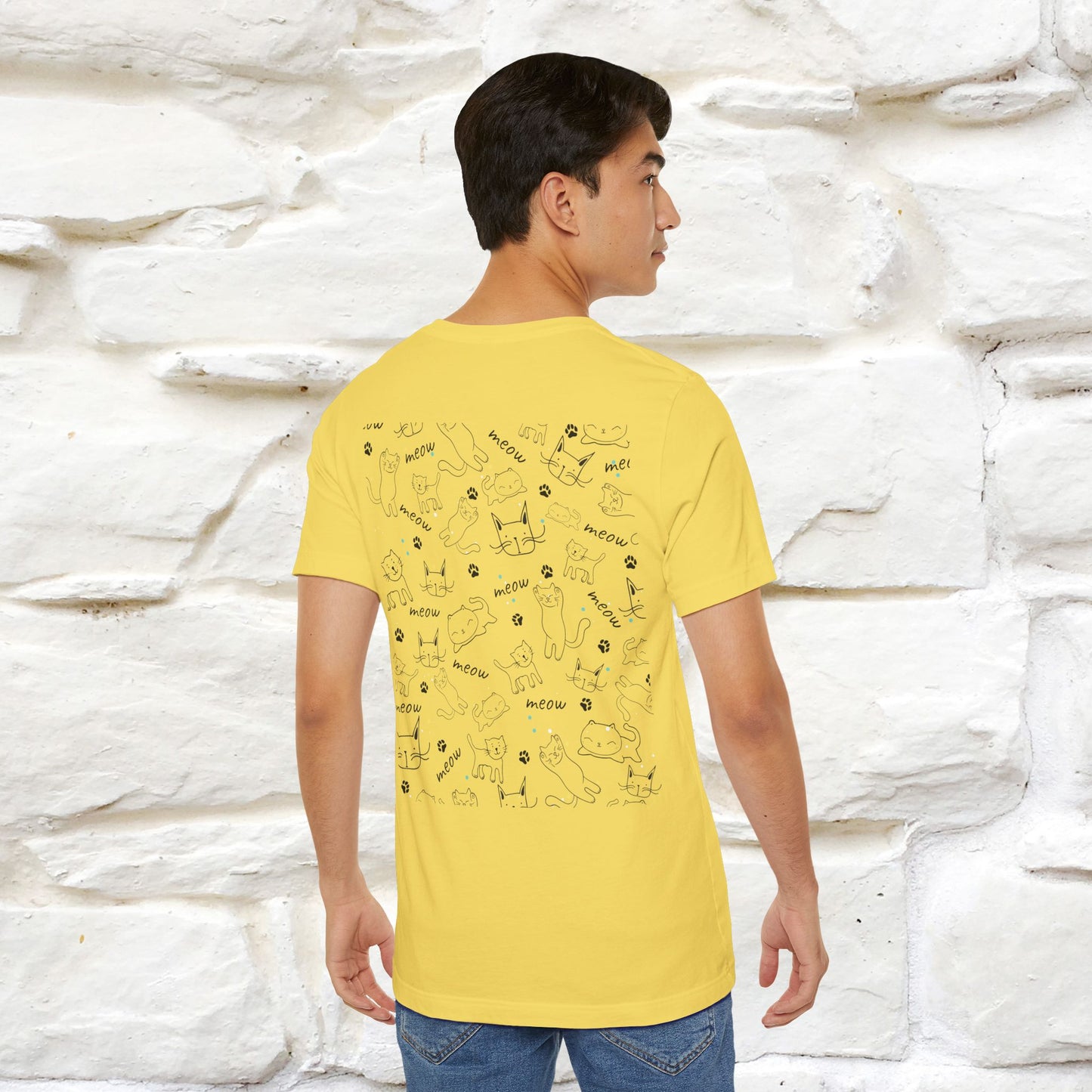 "Antidepressants" Cat T-Shirt | Front & Back Design | Nunu&Miao Studio - Nunu&Miao Studio