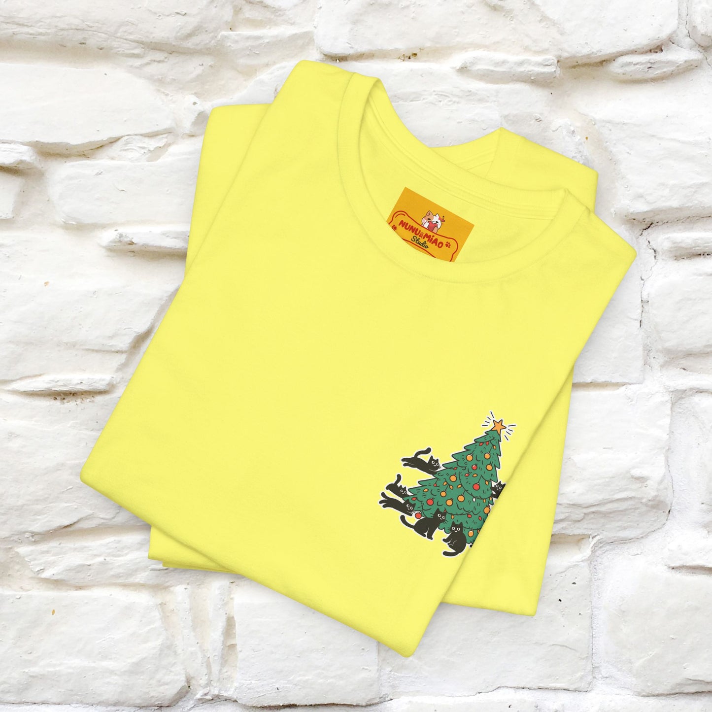 “Cat Christmas Tree” | Cat T-Shirt | Nunu&Miao Studio