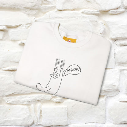 ''Meow.'' |Cat Sweatshirt | Nunu&Miao Studio