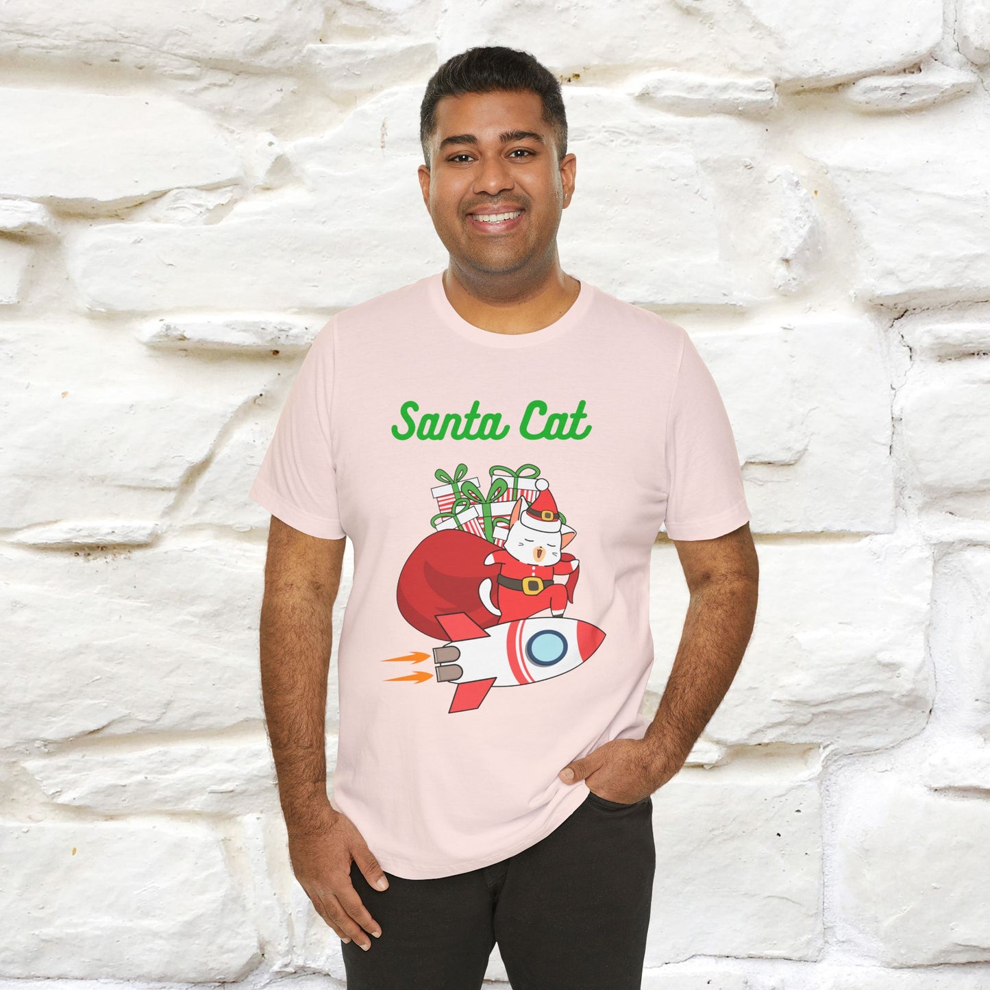 "Funny Santa Cat..." | Cat T-Shirt | Nunu&Miao Studio