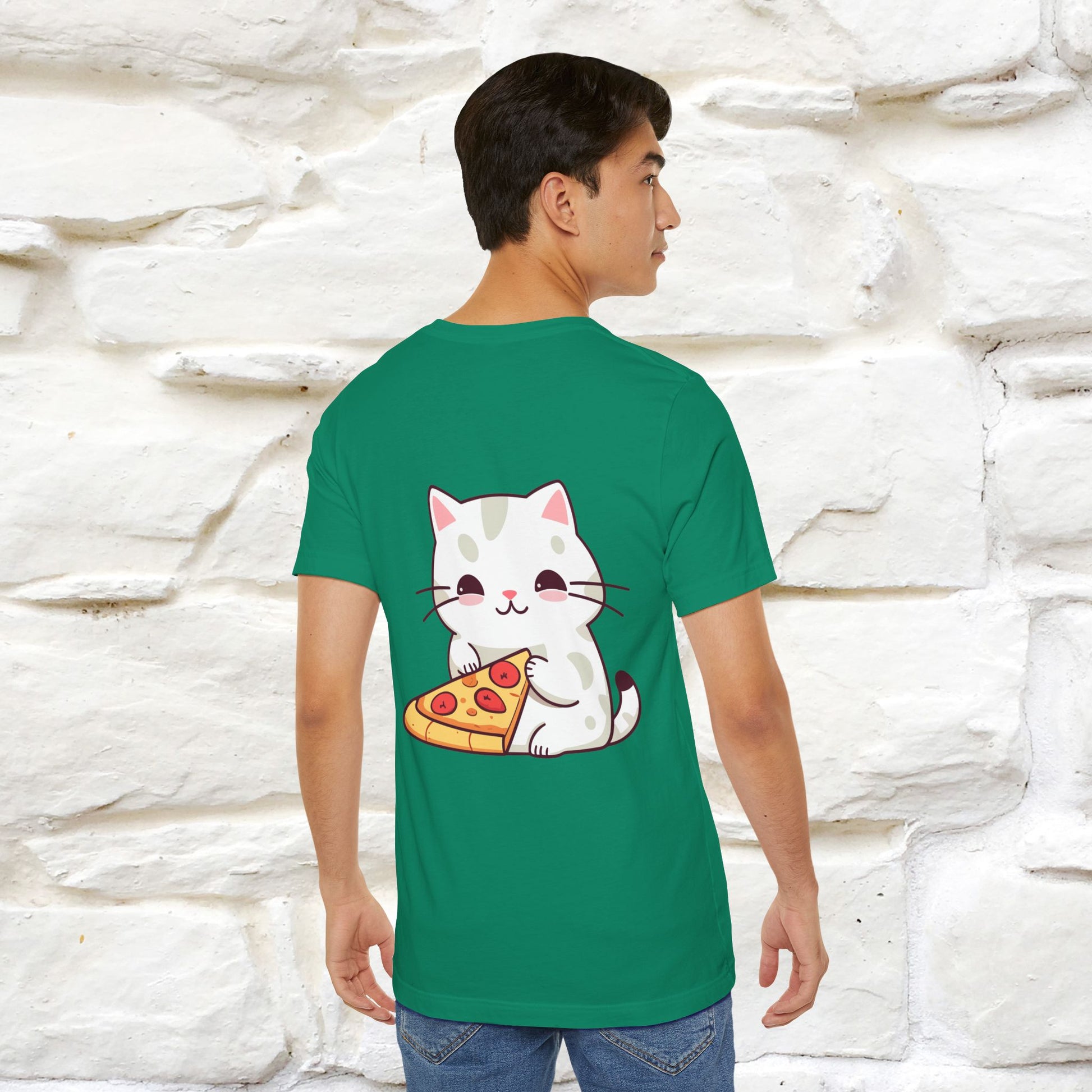 "I Love Pizza"| Cat T-shirt | Nunu&Miao Studio - Nunu&Miao Studio
