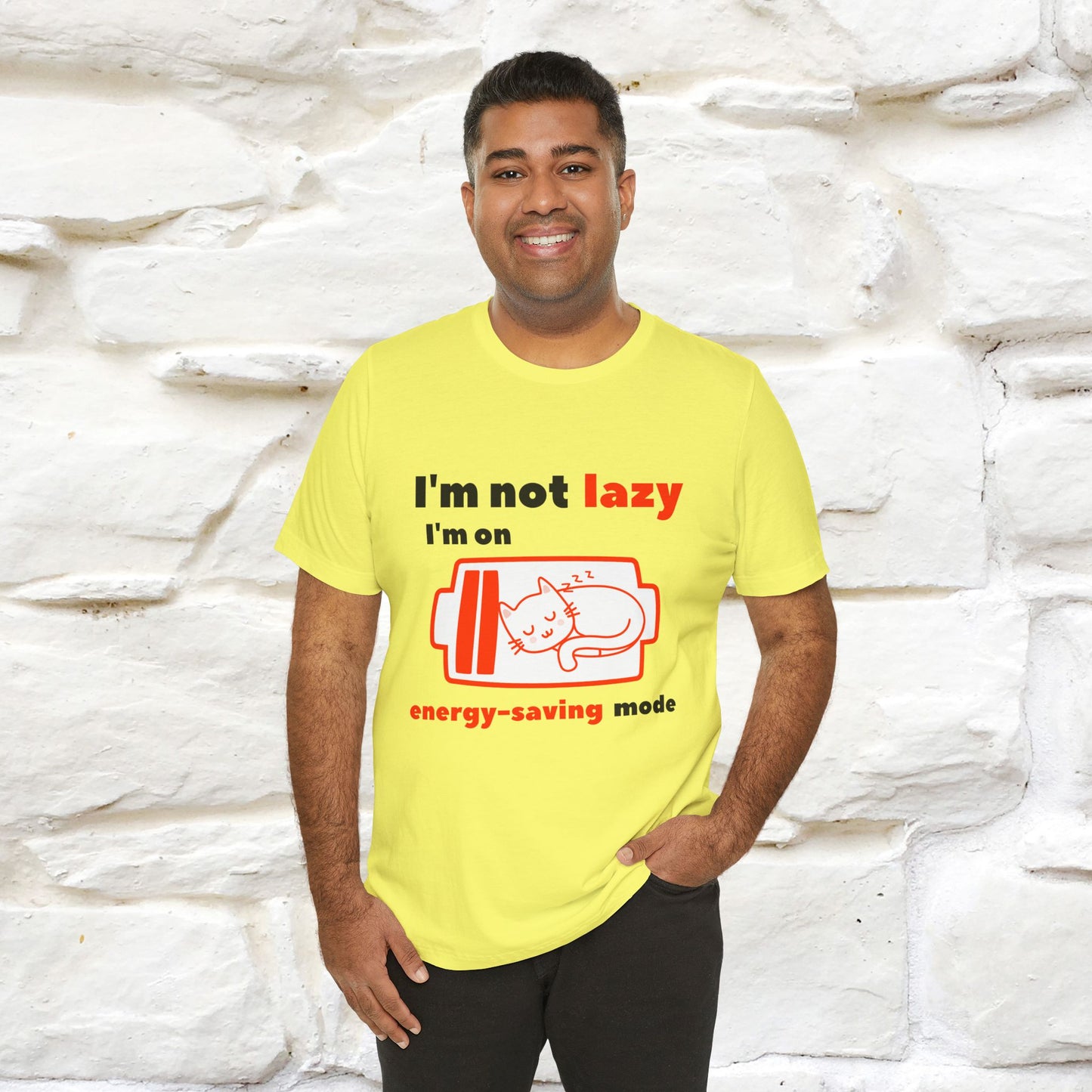 ''I am Not Lazy...'' Cat T-Shirt | Nunu&Miao Studio - Nunu&Miao Studio