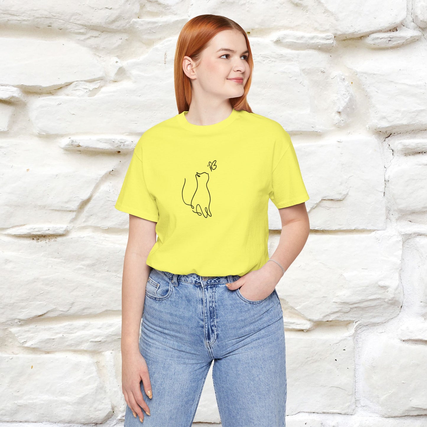 "Let Your Dreams Blossom'' Cat T-Shirt Front and Back Design | Nunu&Miao Studio - Nunu&Miao Studio