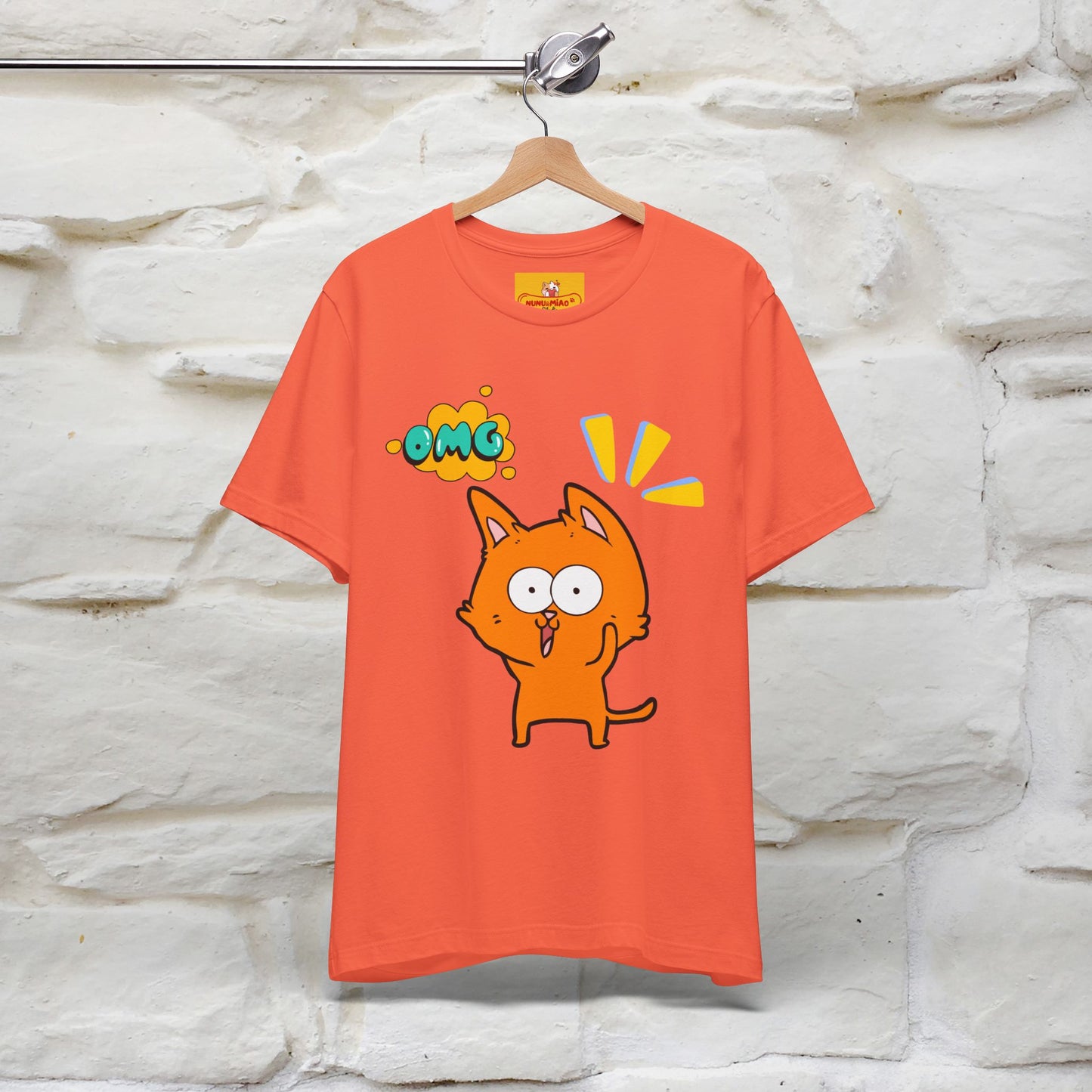''Oh My God'' Cat T-Shirt | Nunu&Miao Studio - Nunu&Miao Studio