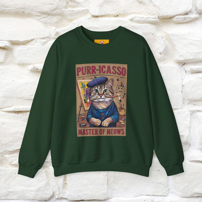 "Purr-icasso.'' |Cat Sweatshirt | Nunu&Miao Studio