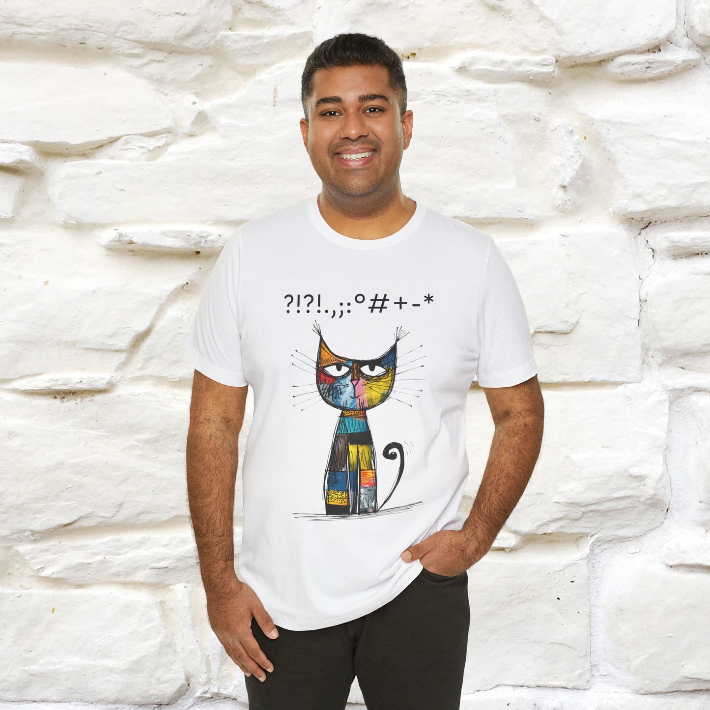 "Enigma" Cat T-shirt |Nunu&Miao Studio - Nunu&Miao Studio