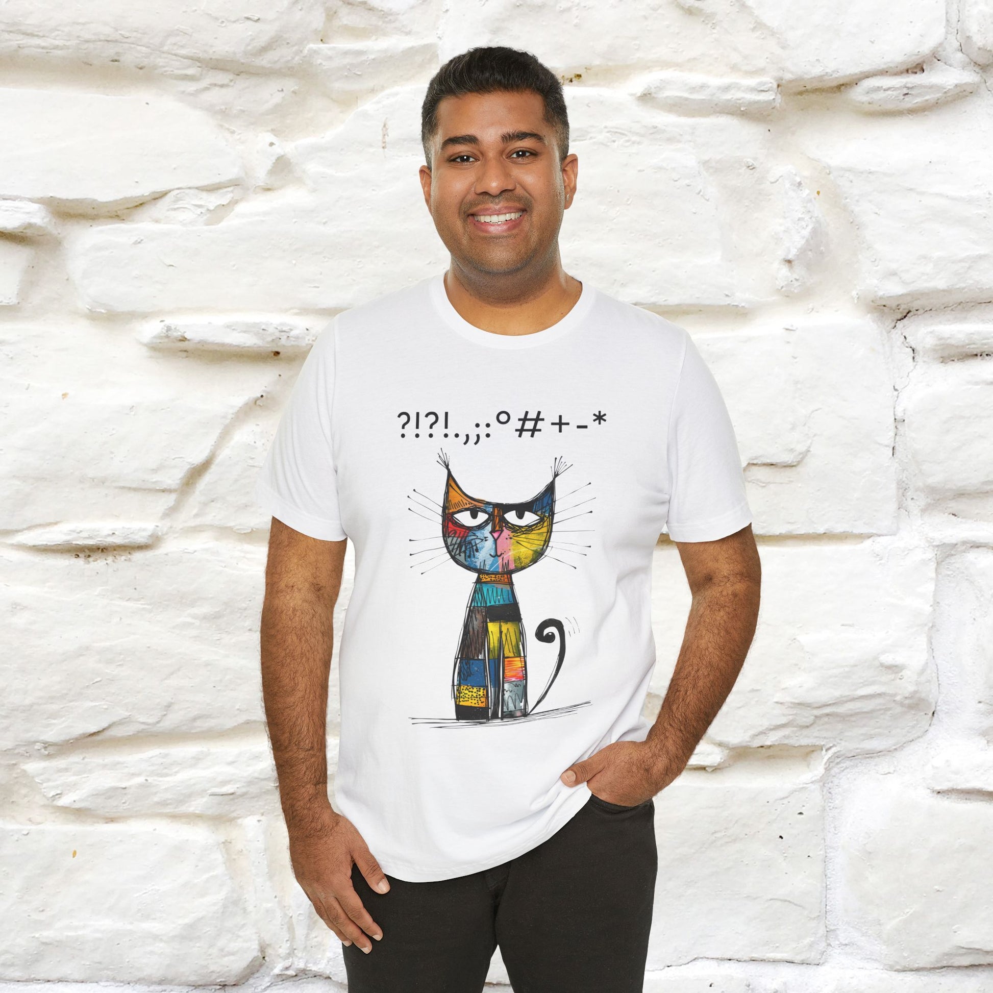 "Enigma" Cat T-shirt |Nunu&Miao Studio - Nunu&Miao Studio