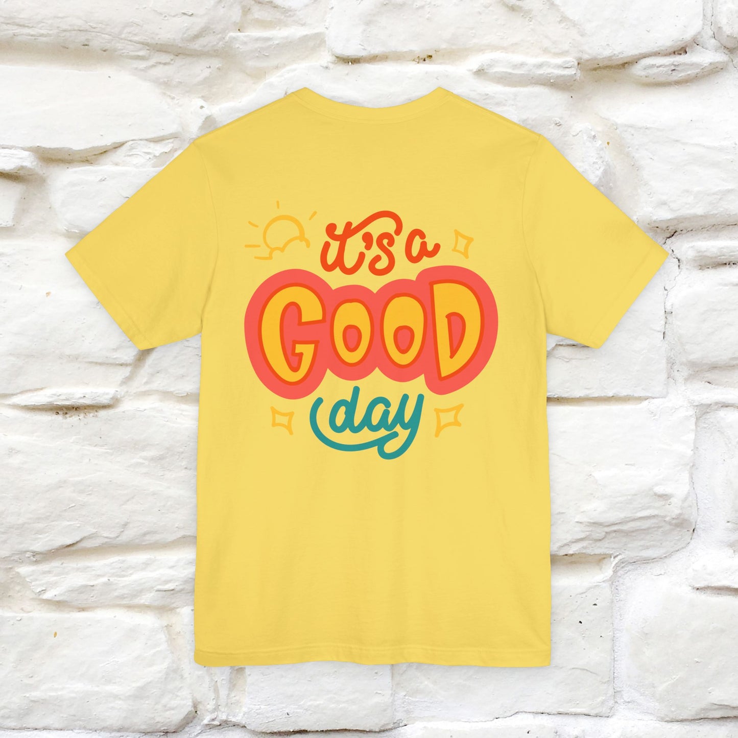 ""It's A Good Day" Cat T-Shirt| Front & Back Design | Nunu&Miao Studio - Nunu&Miao Studio