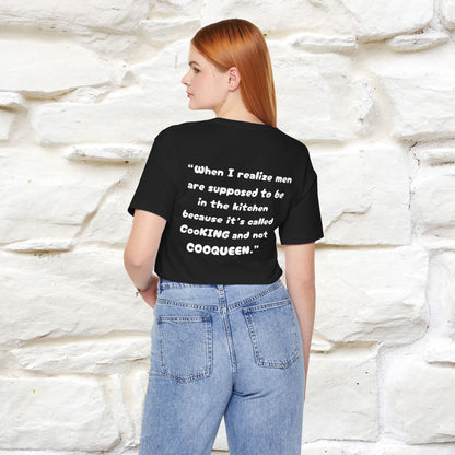 ’“When I realize men are ...." Funny Cat T-Shirt | Nunu&Miao Studio