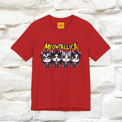 Meowtallica T-Shirt | Rock-Inspired Cat Tee| Nunu&Miao Studio