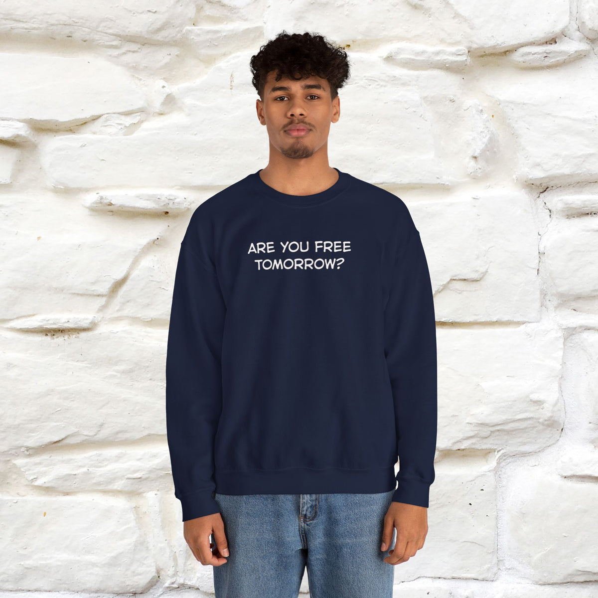 ''Are You Free Tomorrow ...'' | Cute Cat Sweatshirt | Nunu&Miao Studio