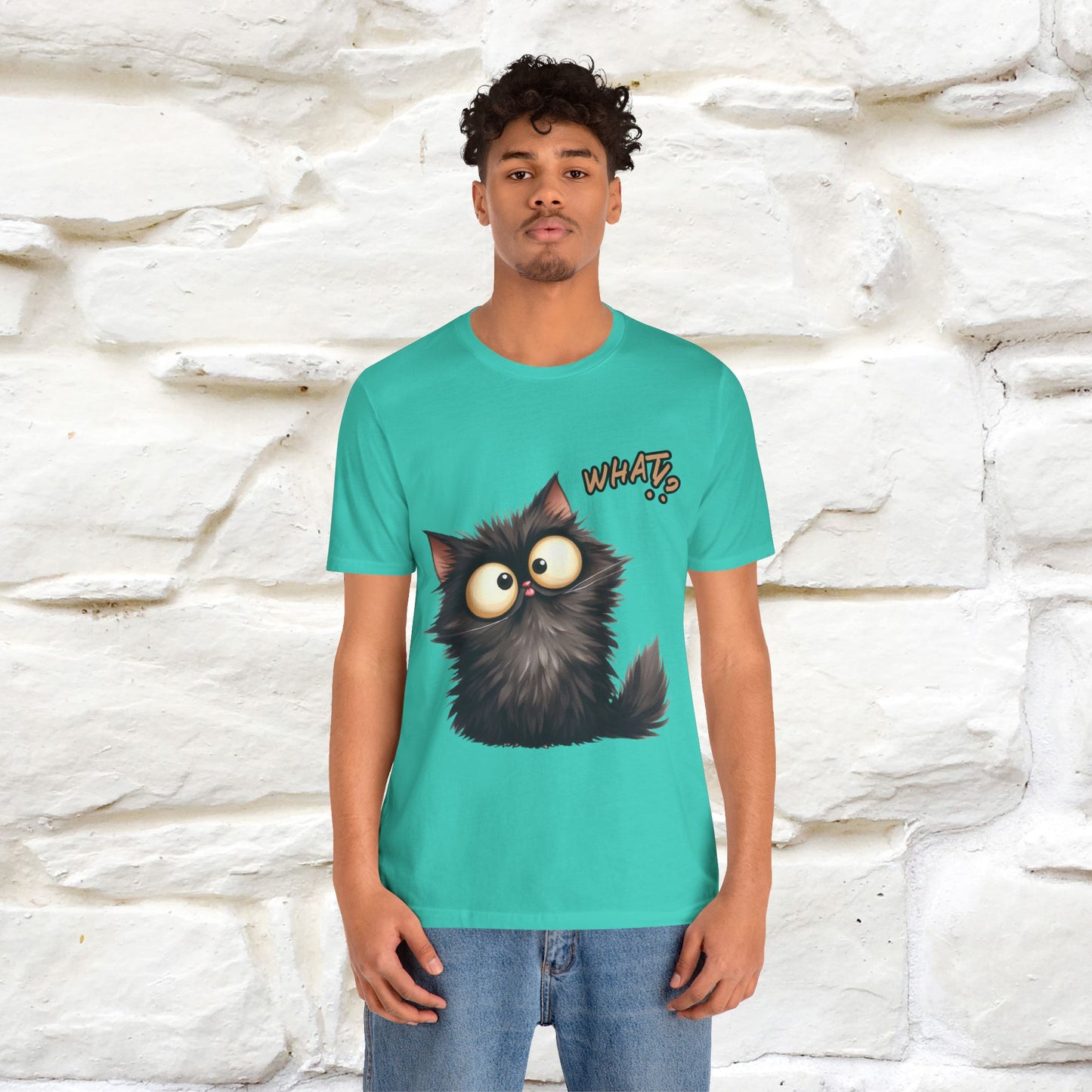 ''What ?'' | Cat T-Shirt  | Nunu&Miao Studio - Nunu&Miao Studio
