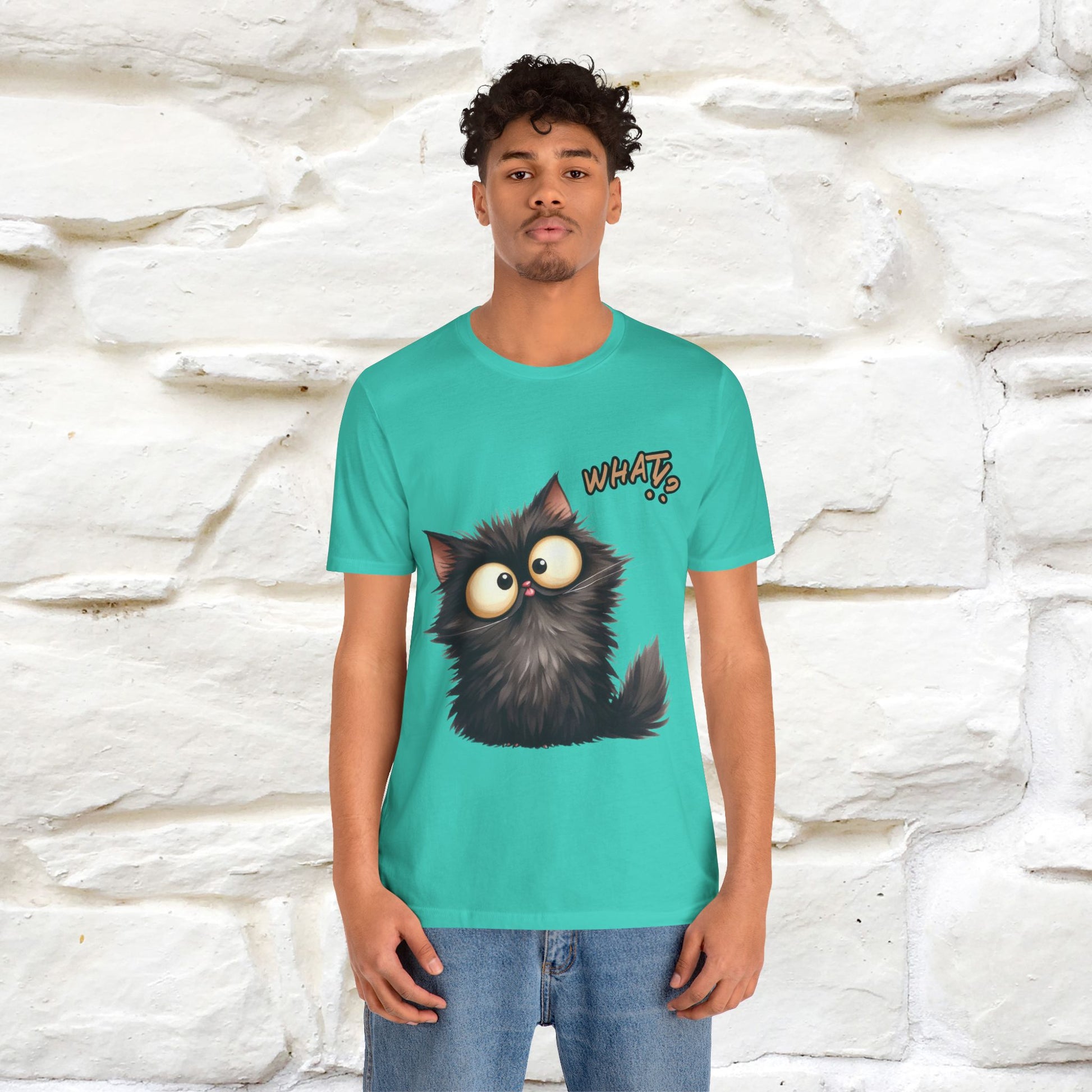 ''What ?'' | Cat T-Shirt  | Nunu&Miao Studio - Nunu&Miao Studio