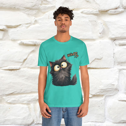 ''What ?'' | Cat T-Shirt  | Nunu&Miao Studio - Nunu&Miao Studio