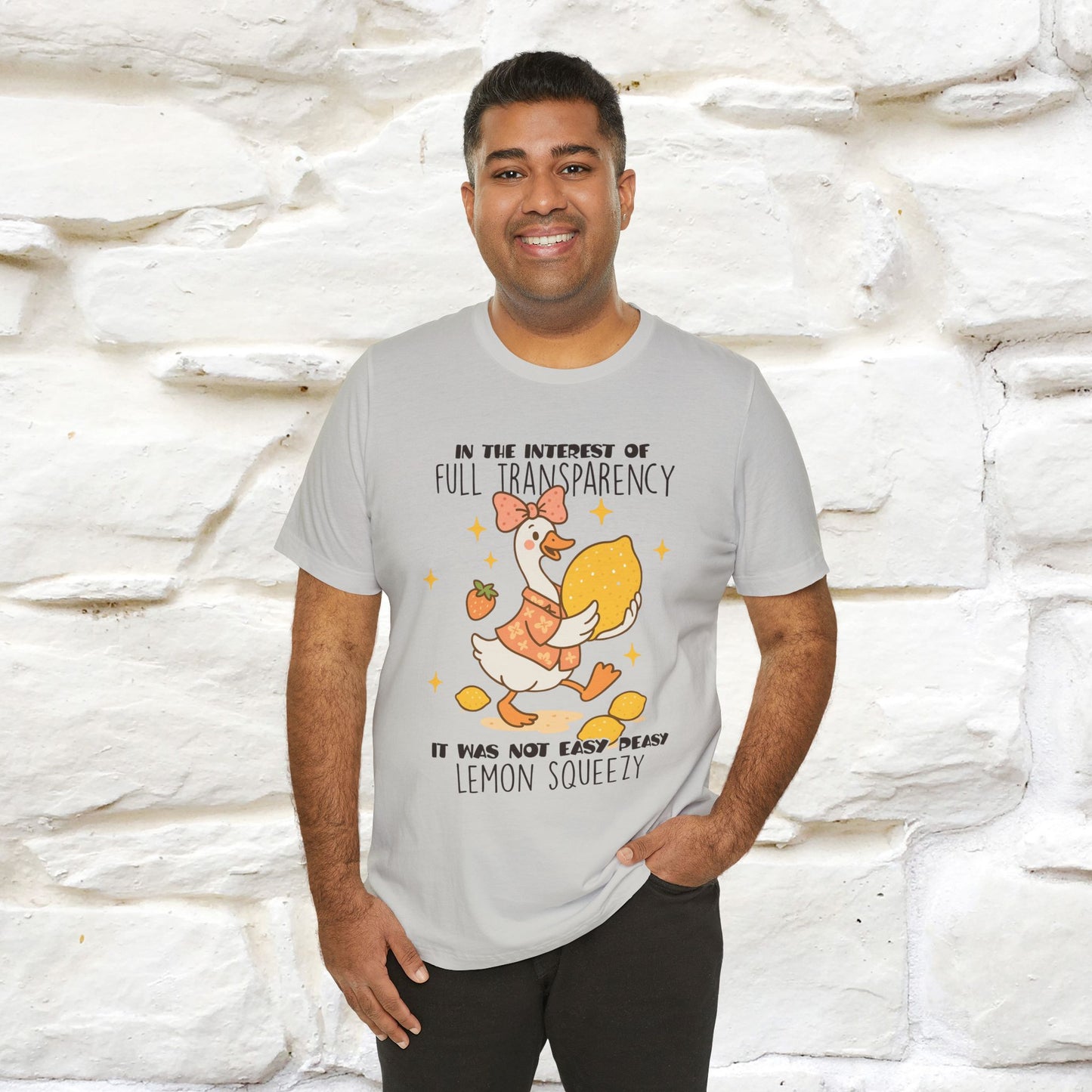 "It Was Not Easy Peasy" Funny T-shirt |Nunu&Miao Studio - Nunu&Miao Studio