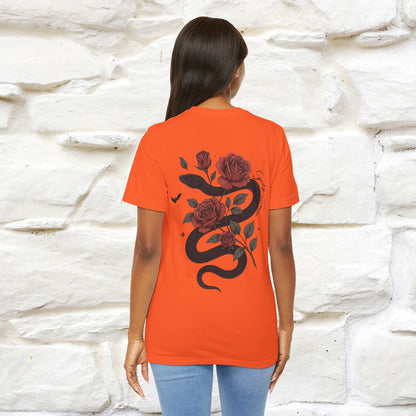 "The Rose and The Snake " Halloween T-shirt |Nunu&Miao Studio - Nunu&Miao Studio