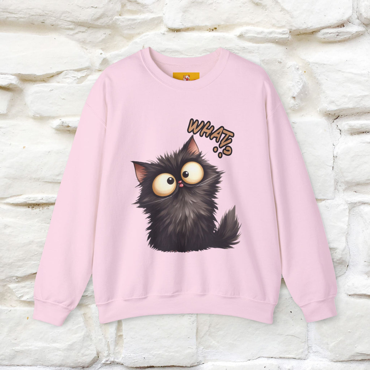 "What'' |Cat Sweatshirt | Nunu&Miao Studio