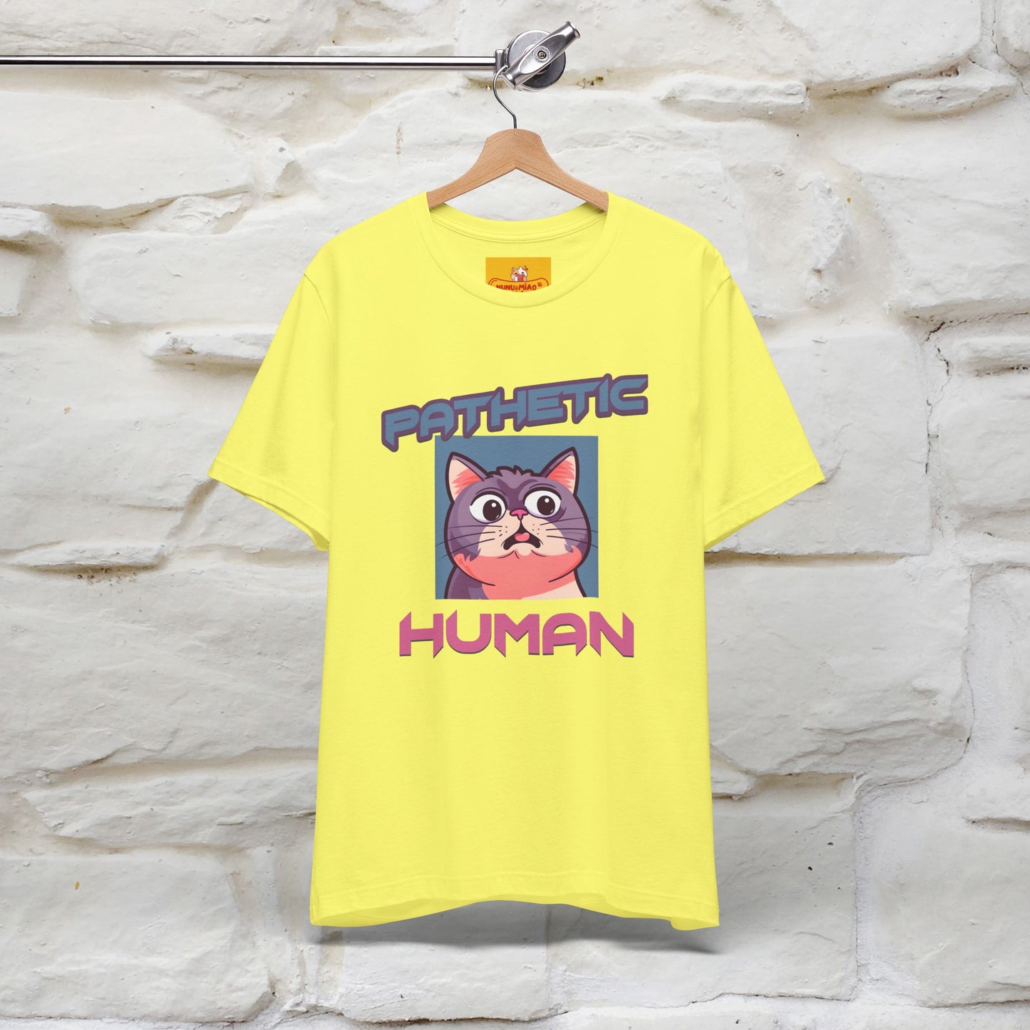 ''Pathetic Human'' | Funny Cat T-Shirt | Nunu&Miao Studio - Nunu&Miao Studio