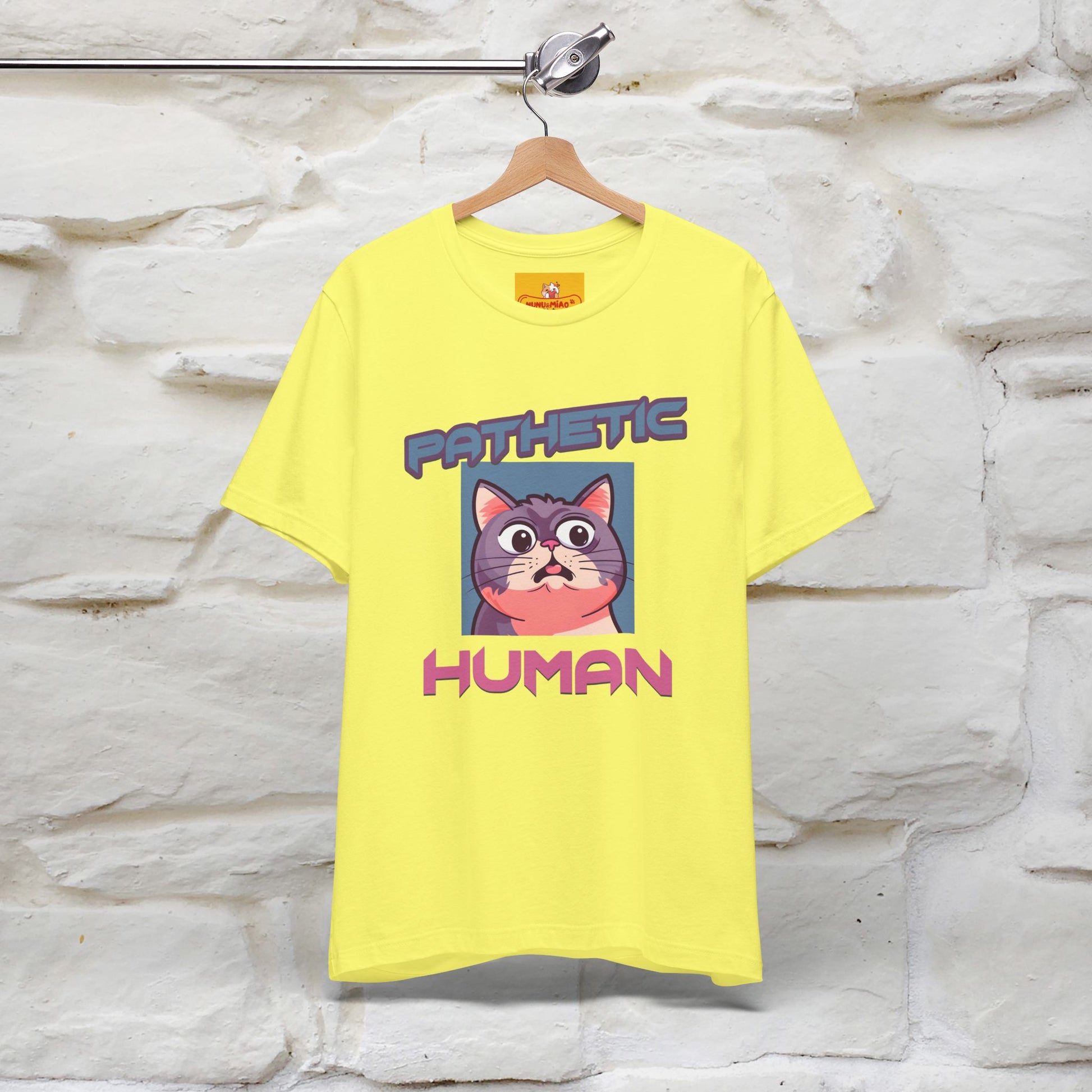 ''Pathetic Human'' | Funny Cat T-Shirt | Nunu&Miao Studio - Nunu&Miao Studio