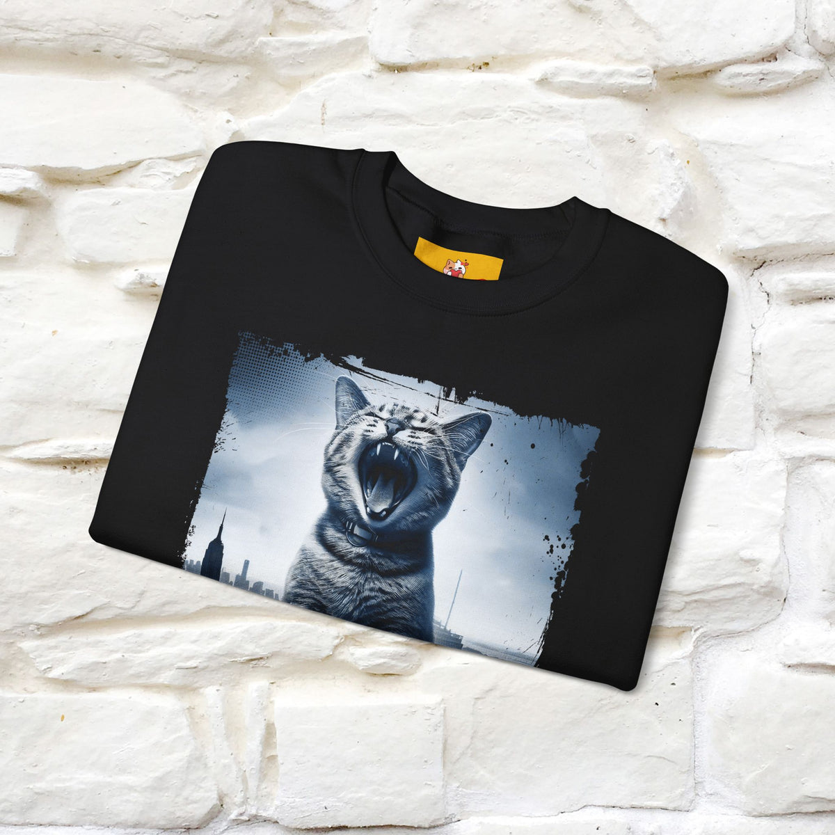 "Catzilla'' |Cat Sweatshirt | Nunu&Miao Studio