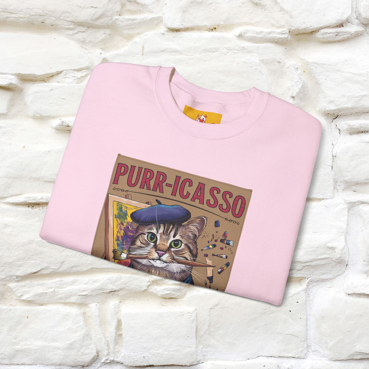 "Purr-icasso.'' |Cat Sweatshirt | Nunu&Miao Studio