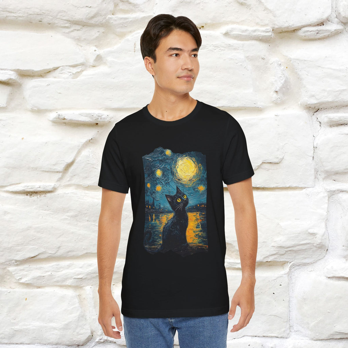 “Miaoolight.” | Cat T-Shirt | Front & Back Design | Nunu&Miao Studio