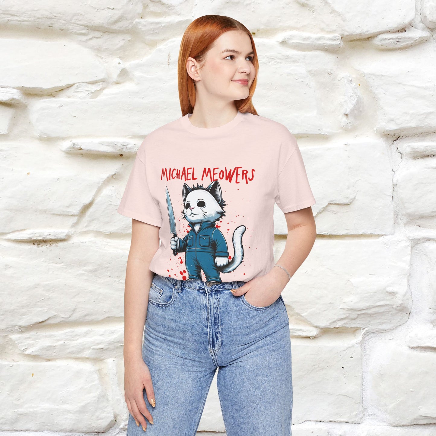 ''Michael Meowers'' Cat T-Shirt |  | Nunu&Miao Studio - Nunu&Miao Studio