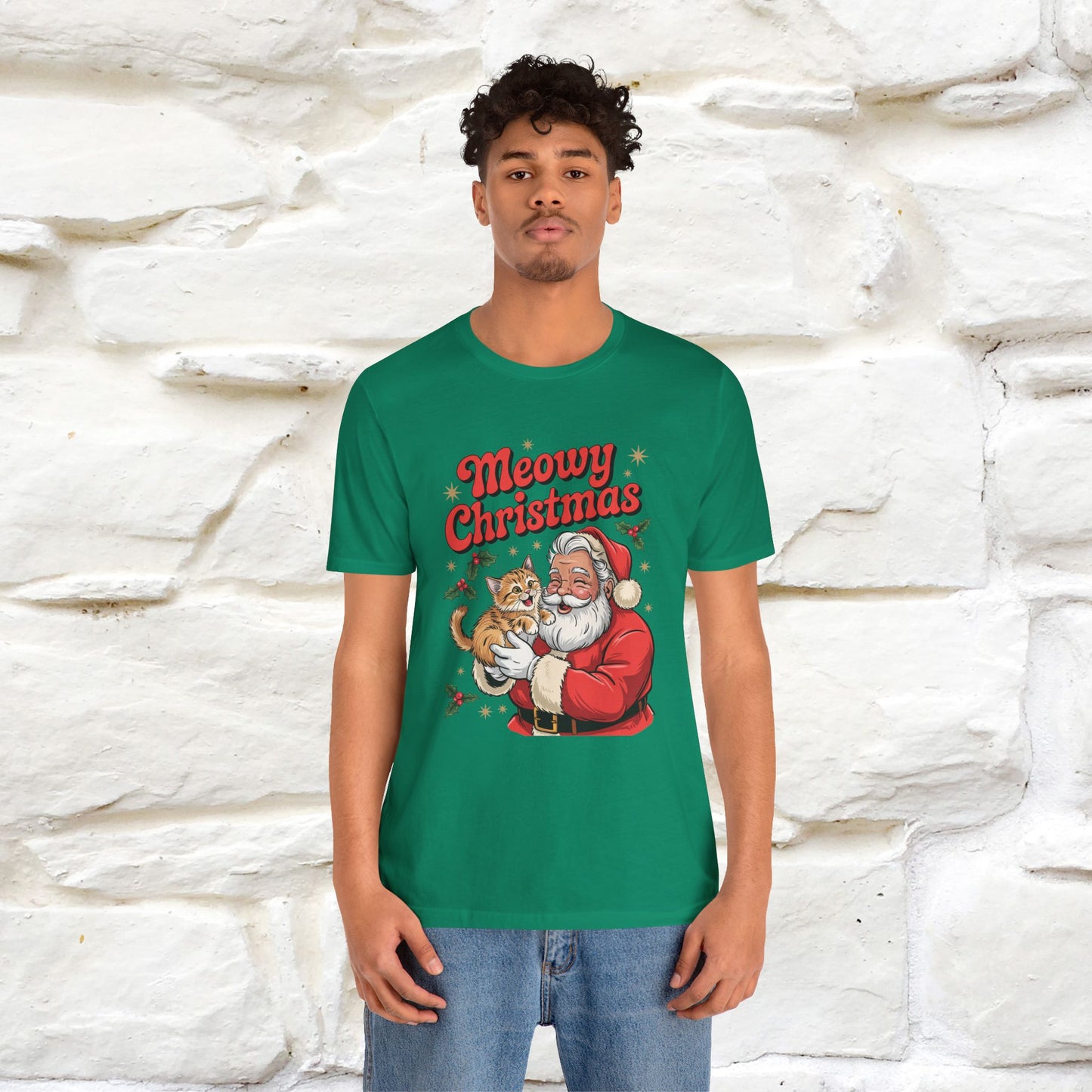 “Meowy Christmas” | Cat T-Shirt | Nunu&Miao Studio