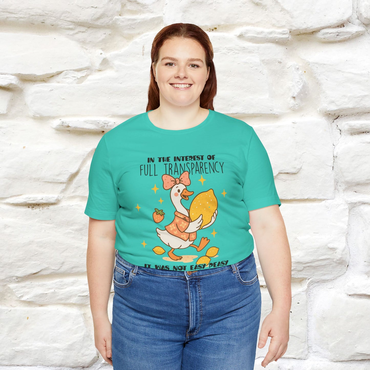 "It Was Not Easy Peasy" Funny T-shirt |Nunu&Miao Studio - Nunu&Miao Studio