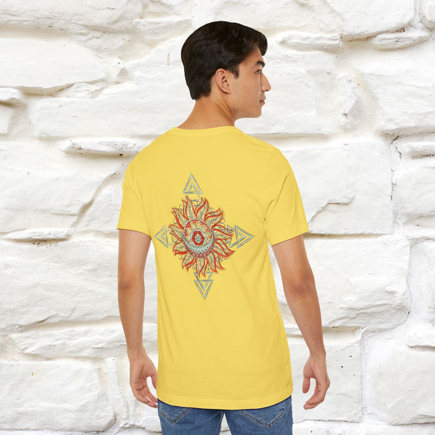 "The Third Eye'' Cat T-Shirt Front and Back Design | Nunu&Miao Studio - Nunu&Miao Studio