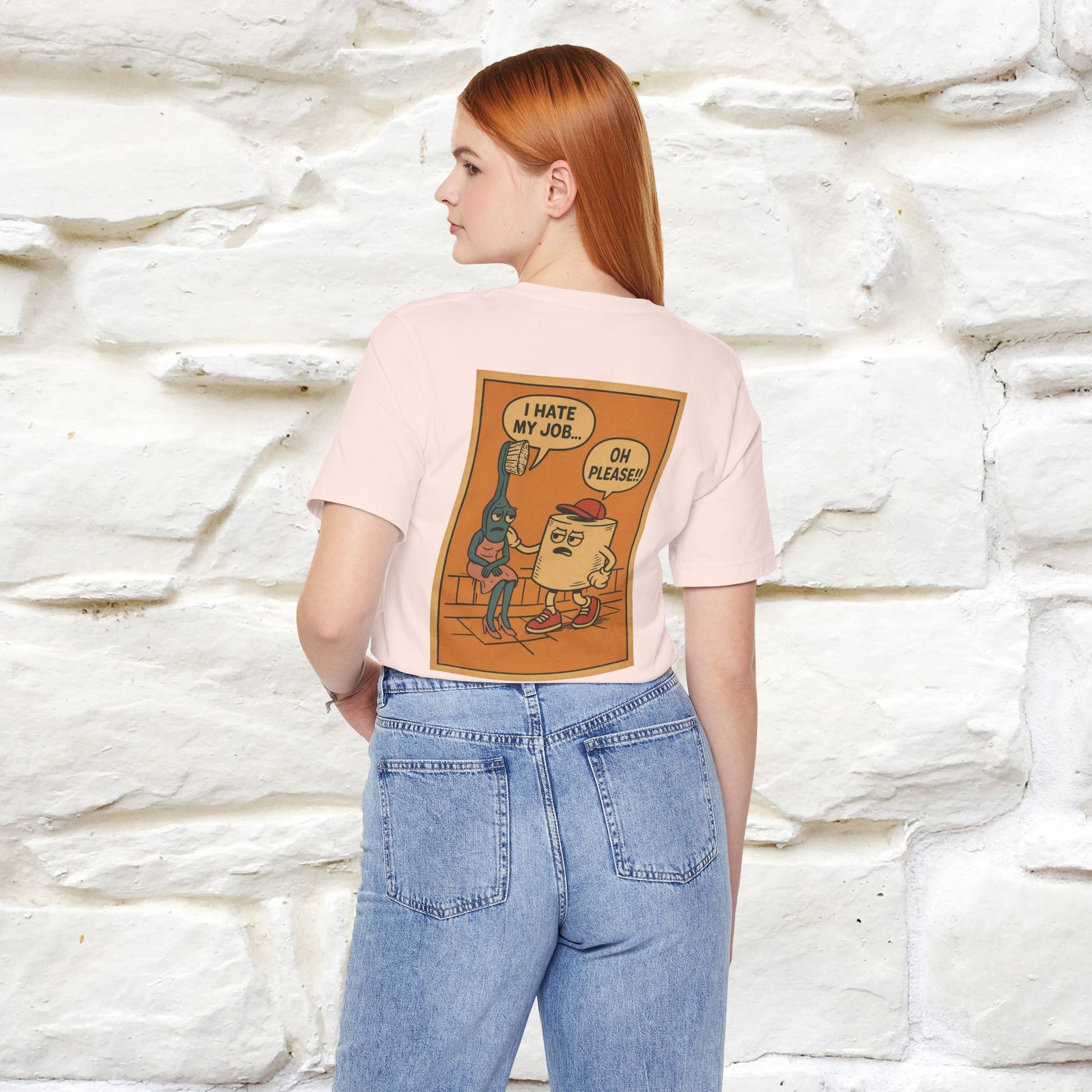 "I Hate My Job ... Oh Please" Funny Cat T-shirt |Nunu&Miao Studio - Nunu&Miao Studio