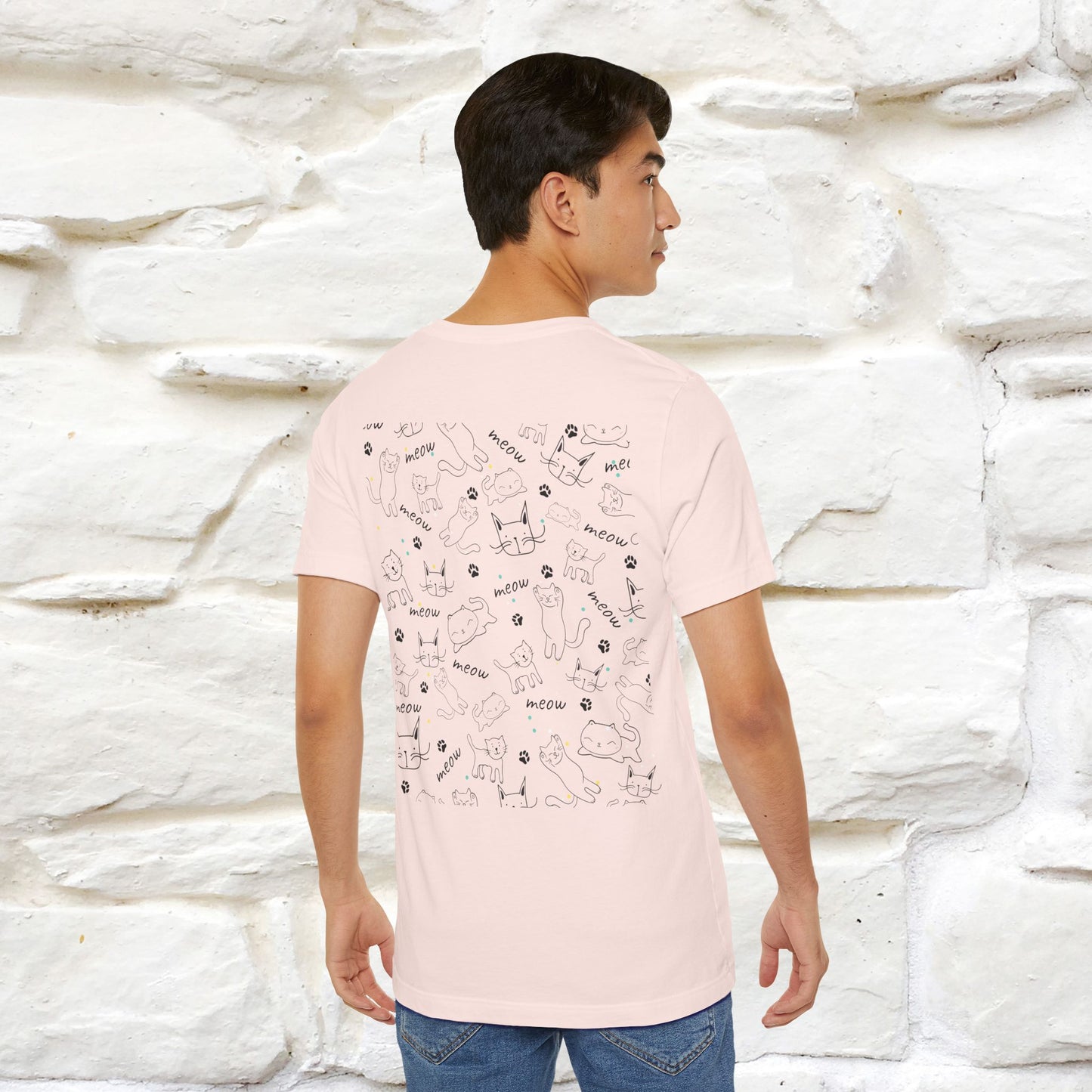 "Antidepressants" Cat T-Shirt | Front & Back Design | Nunu&Miao Studio - Nunu&Miao Studio