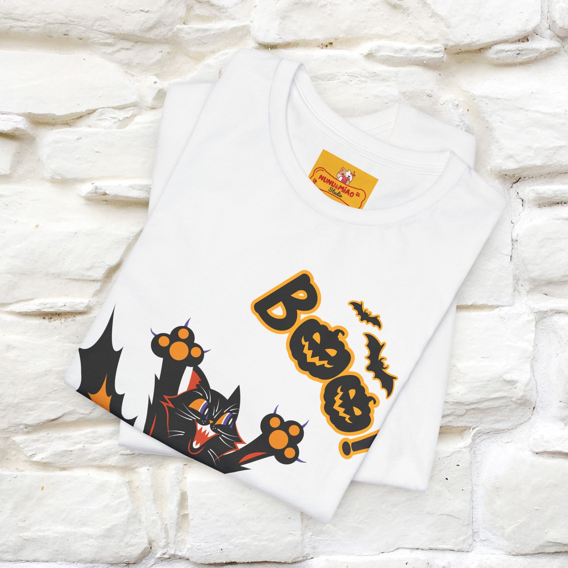 "Boo" Cat  T-shirt |Nunu&Miao Studio - Nunu&Miao Studio