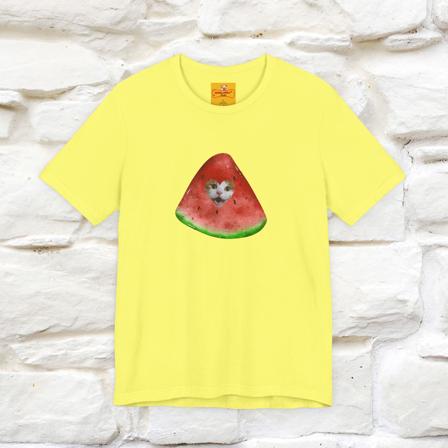 "Free Palestine" Cat T-shirt | Front & Back Design |Nunu&Miao Studio - Nunu&Miao Studio