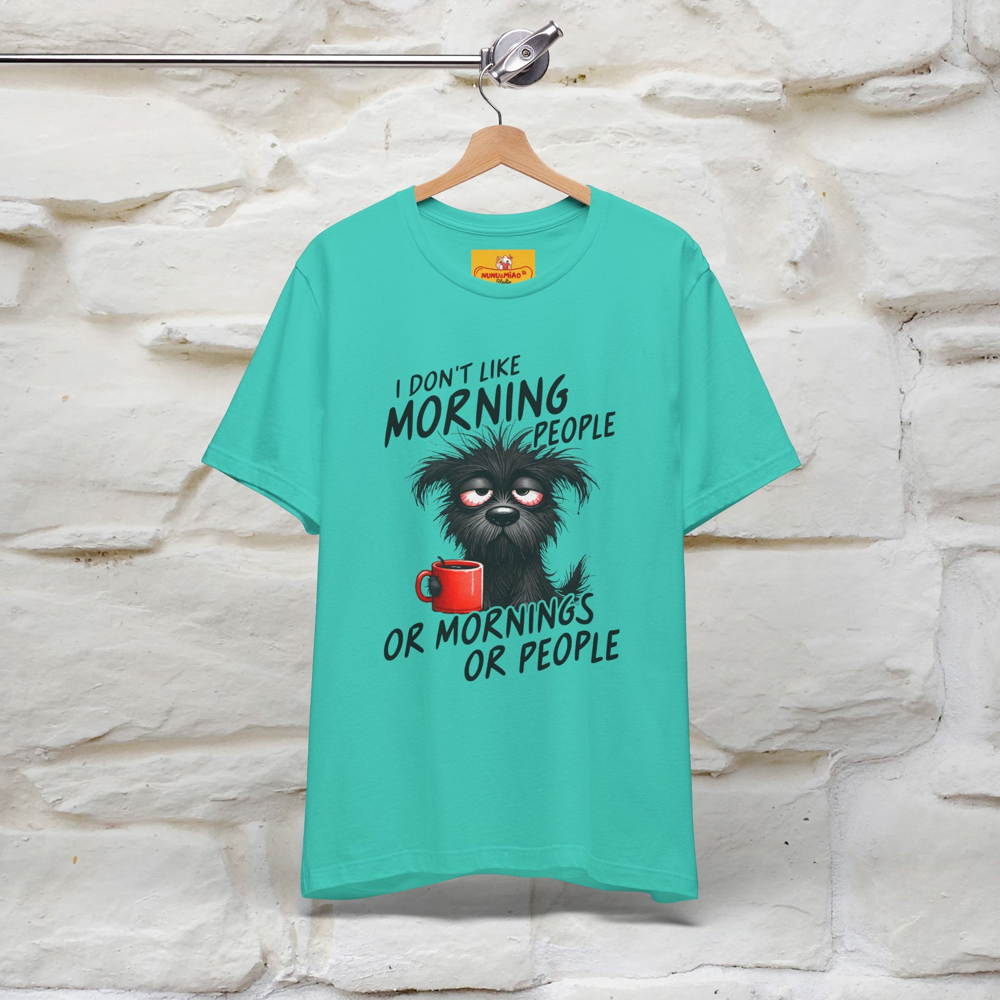 "I Don't Like Morning People..." Funny T-shirt |Nunu&Miao Studio - Nunu&Miao Studio
