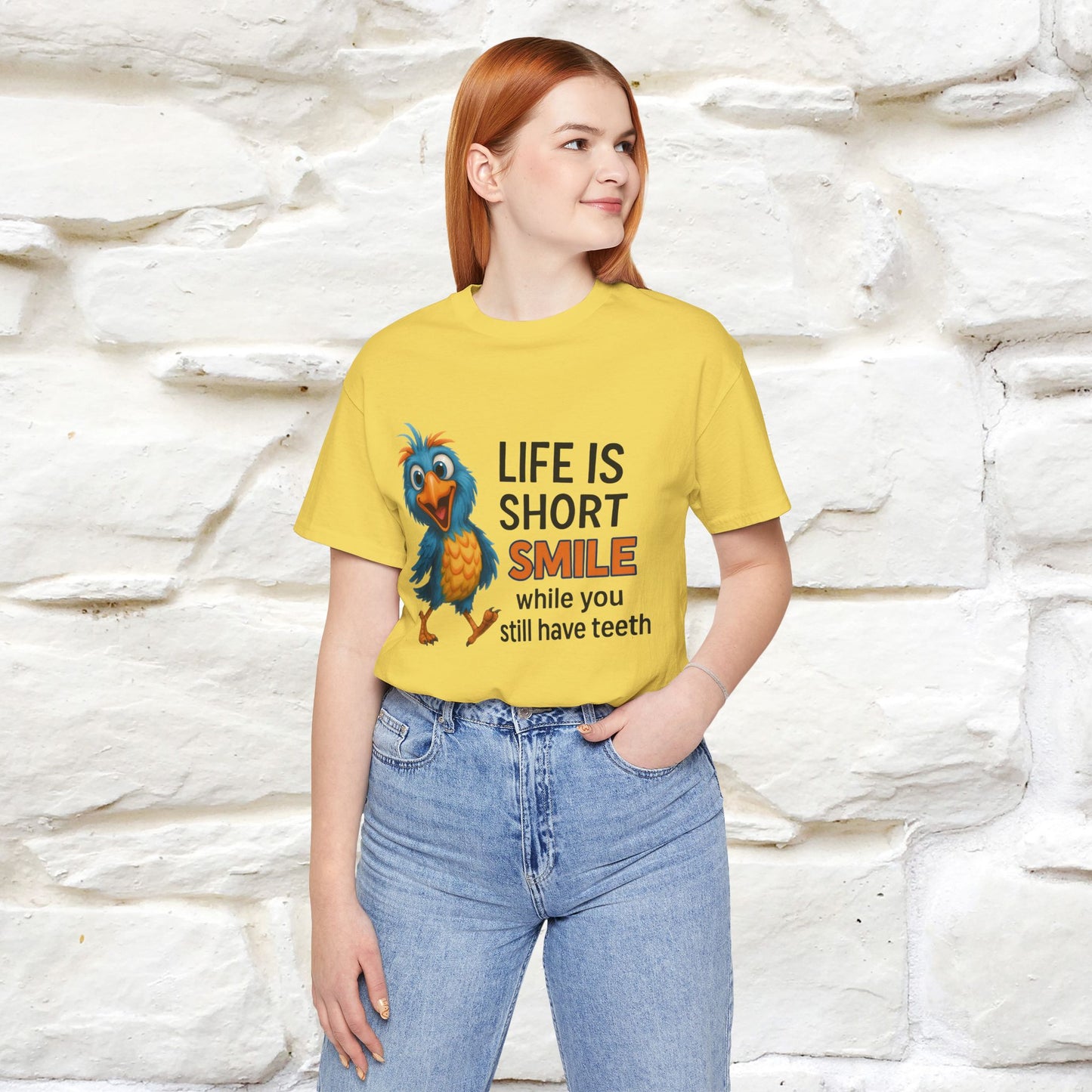 "Life Is Short Smile While ..." |Funny T-Shirt | Nunu&Miao Studio - Nunu&Miao Studio