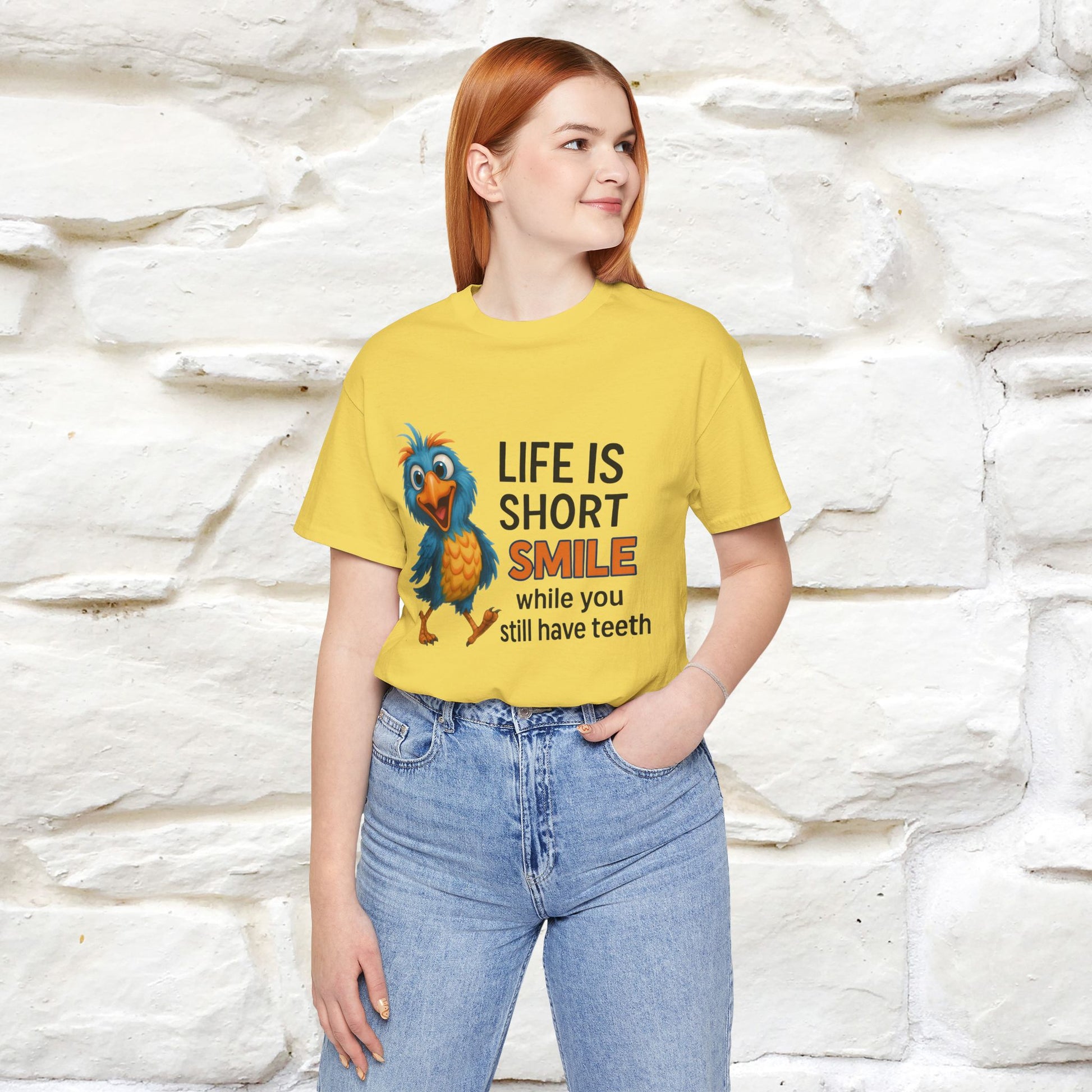 "Life Is Short Smile While ..." |Funny T-Shirt | Nunu&Miao Studio - Nunu&Miao Studio