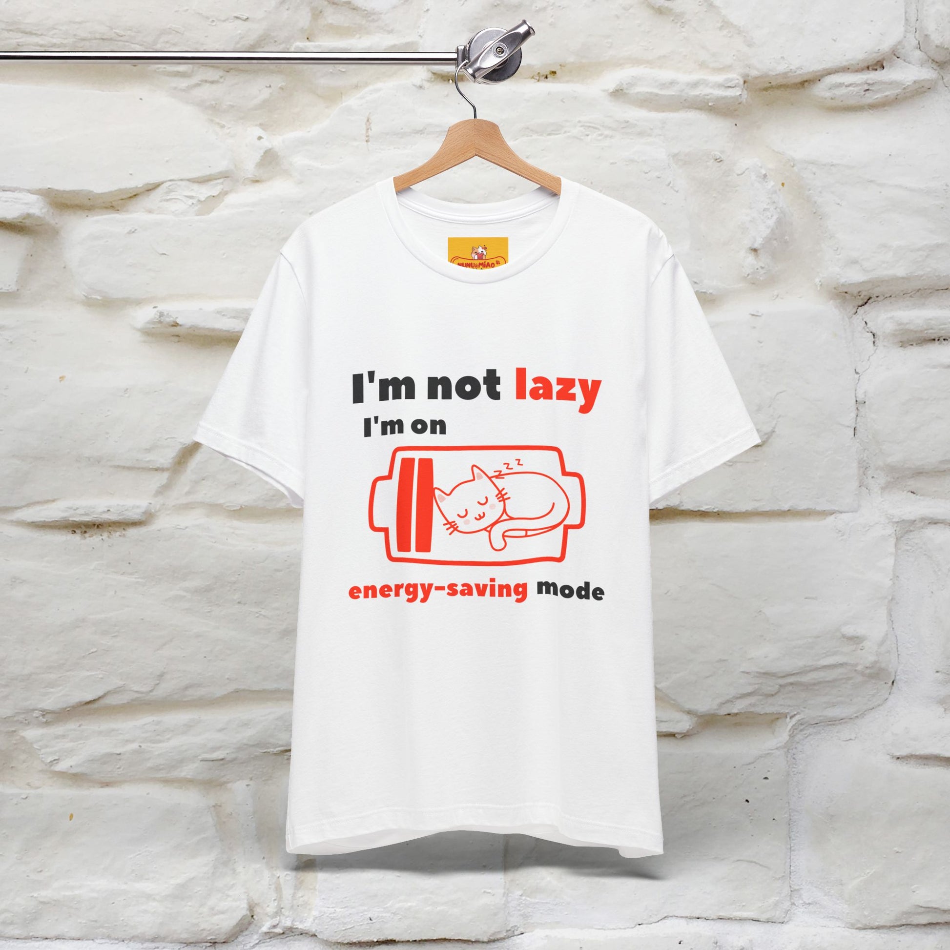 ''I am Not Lazy...'' Cat T-Shirt | Nunu&Miao Studio - Nunu&Miao Studio