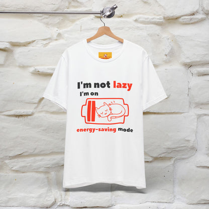 ''I am Not Lazy...'' Cat T-Shirt | Nunu&Miao Studio - Nunu&Miao Studio