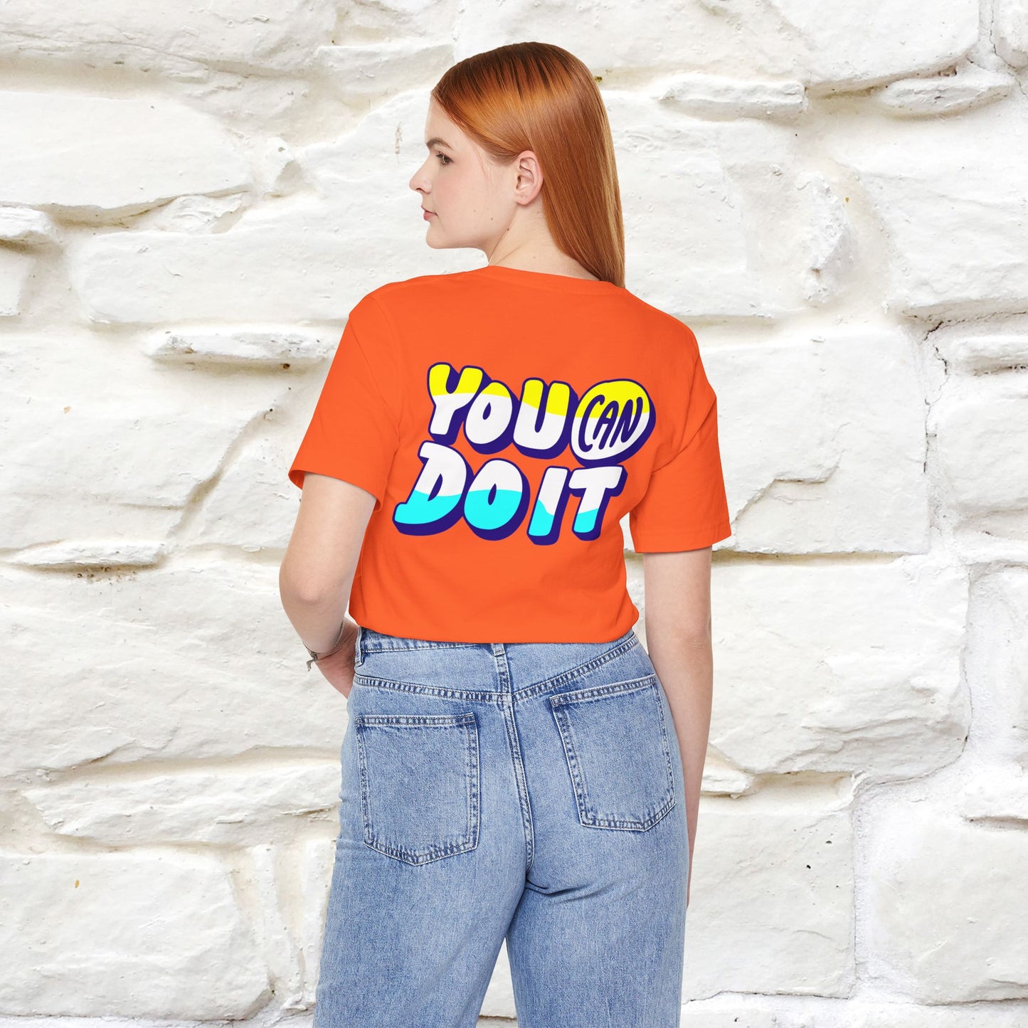"You Can Do It'' | Front & Back Design | Nunu&Miao Studio - Nunu&Miao Studio
