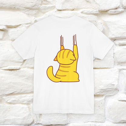 "It's Meawday" Cat T-shirt | Front & Back Design | Nunu&Miao Studio - Nunu&Miao Studio