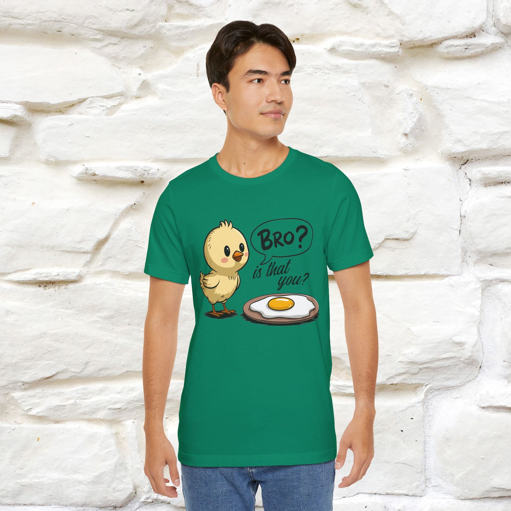 "Bro Is That You?" Funny Chicken T-shirt |Nunu&Miao Studio - Nunu&Miao Studio