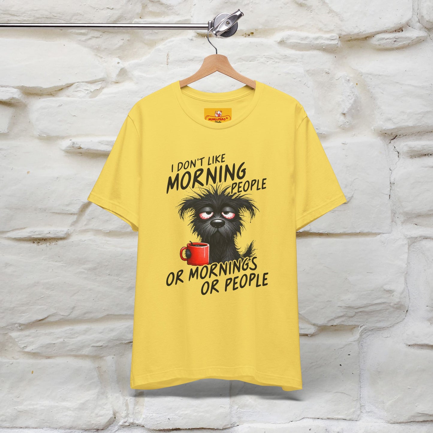 "I Don't Like Morning People..." Funny T-shirt |Nunu&Miao Studio - Nunu&Miao Studio