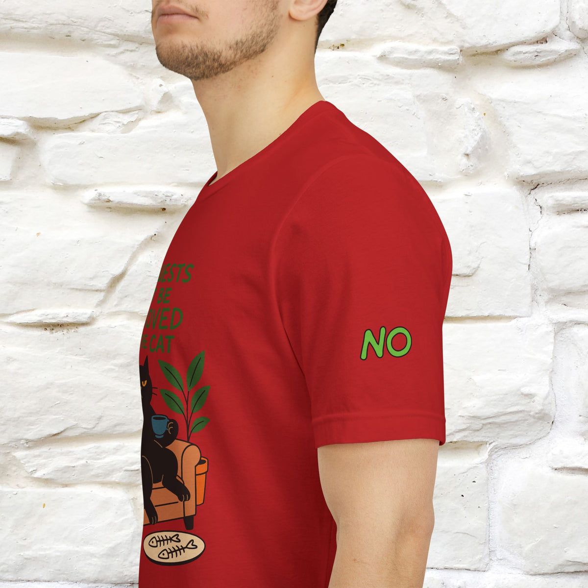 "All Guest Must Be Approved By The Cat - NO,MAYBE" Cat T-shirt |Nunu&Miao Studio