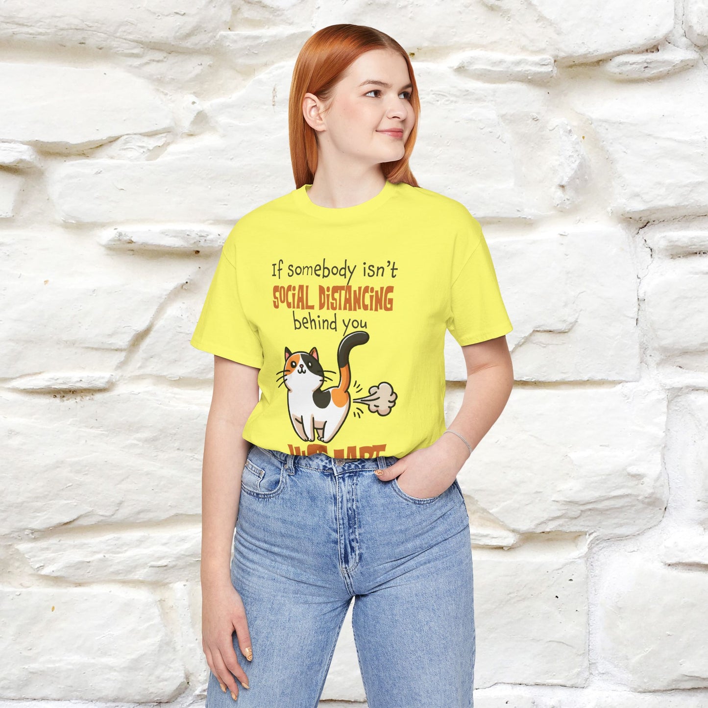 ''If Somebody Isn't Socila Distancing ...'' | Cat T-Shirt  | Nunu&Miao Studio - Nunu&Miao Studio