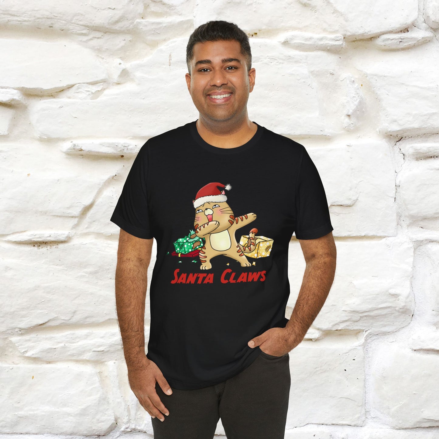 "Santa Claws" |Funny Cat T-Shirt | Nunu&Miao Studio